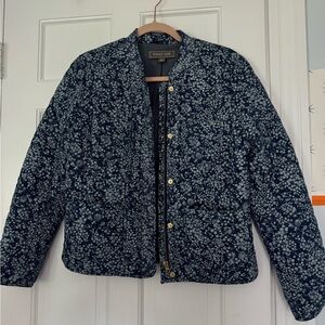 J.Crew Point Sur Floral Quilted Lady Jacket